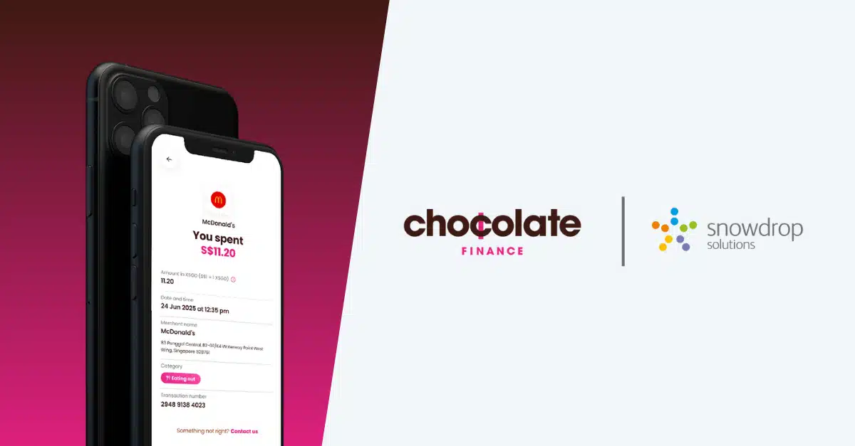 Chocolate Finance new app showing clear transactions details