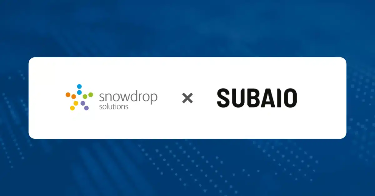 Snowdrop partners with Subaio for data driven banking