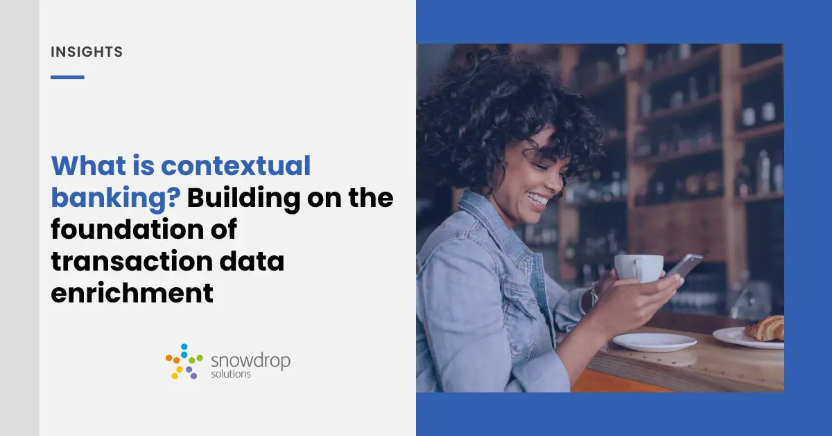 What is contextual banking in financial services?