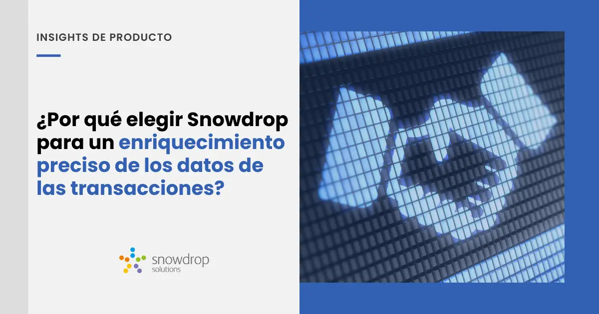 Snowdrop como proveedor de enriquecimiento de transacciones