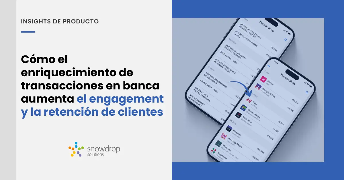 Enriquecimiento de transacciones para mejorar el engagement del usuario en banca