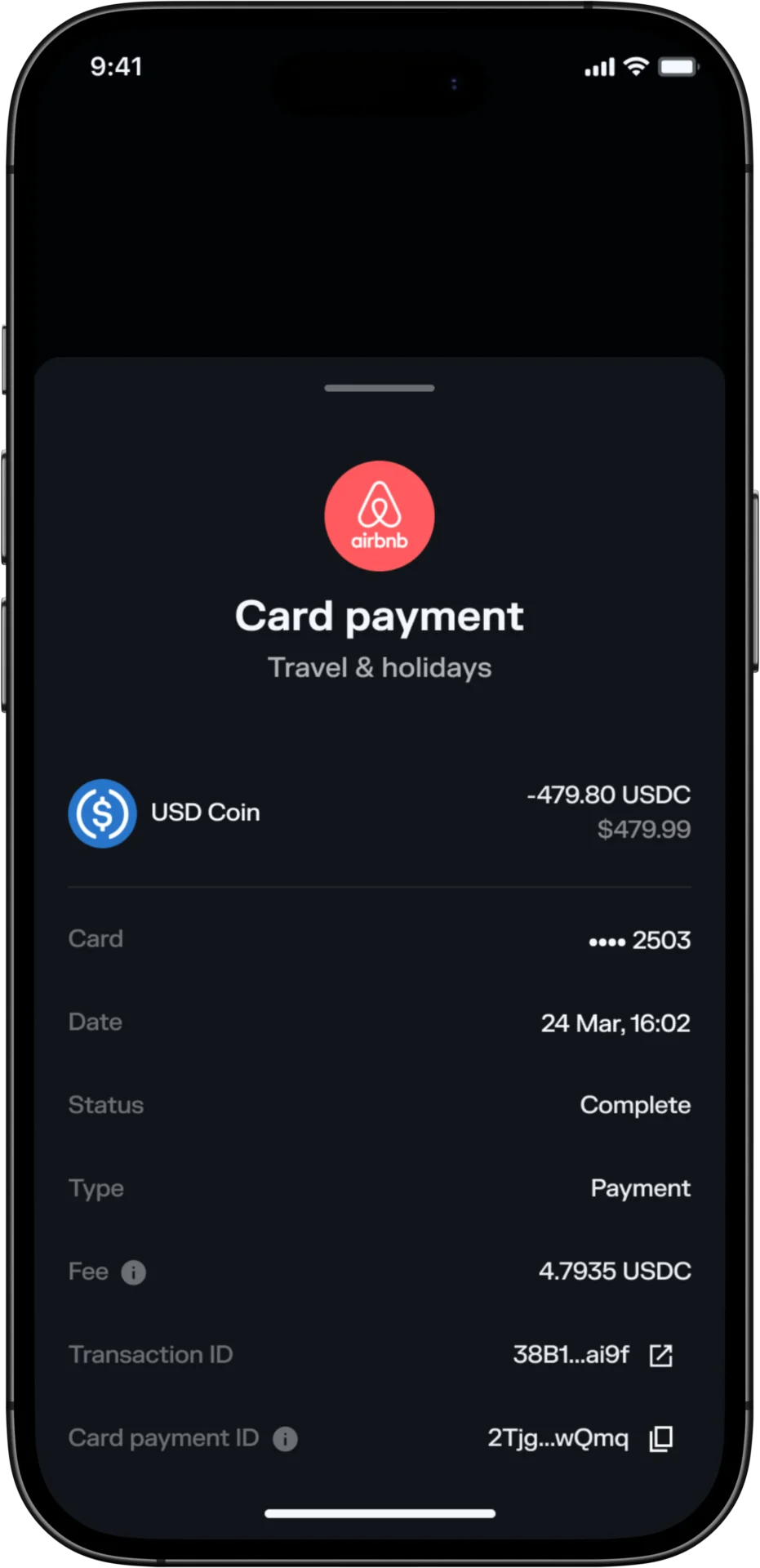 Transaction Detail Enriched for Solflare App