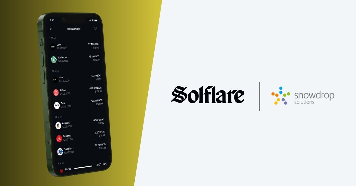 Solflare partner with Snowdrop for Merchant Enrichment