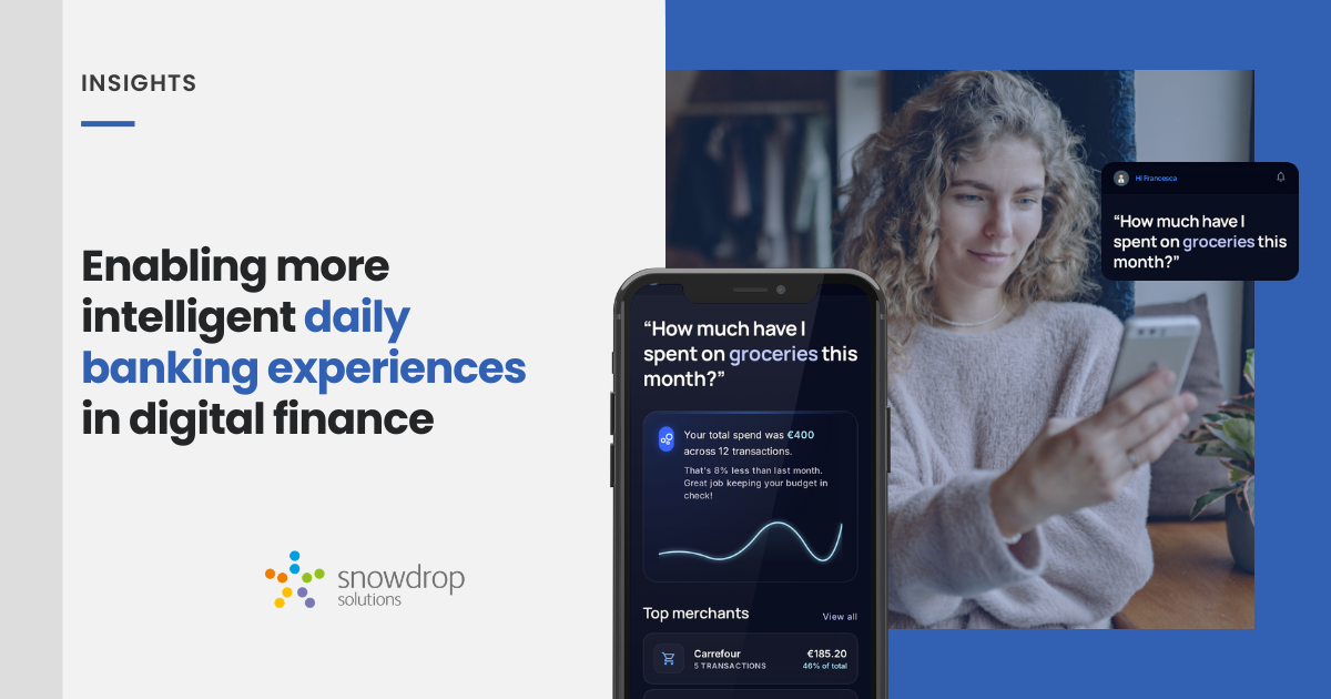 Creating Intelligent Daily Banking Experiences in Finance