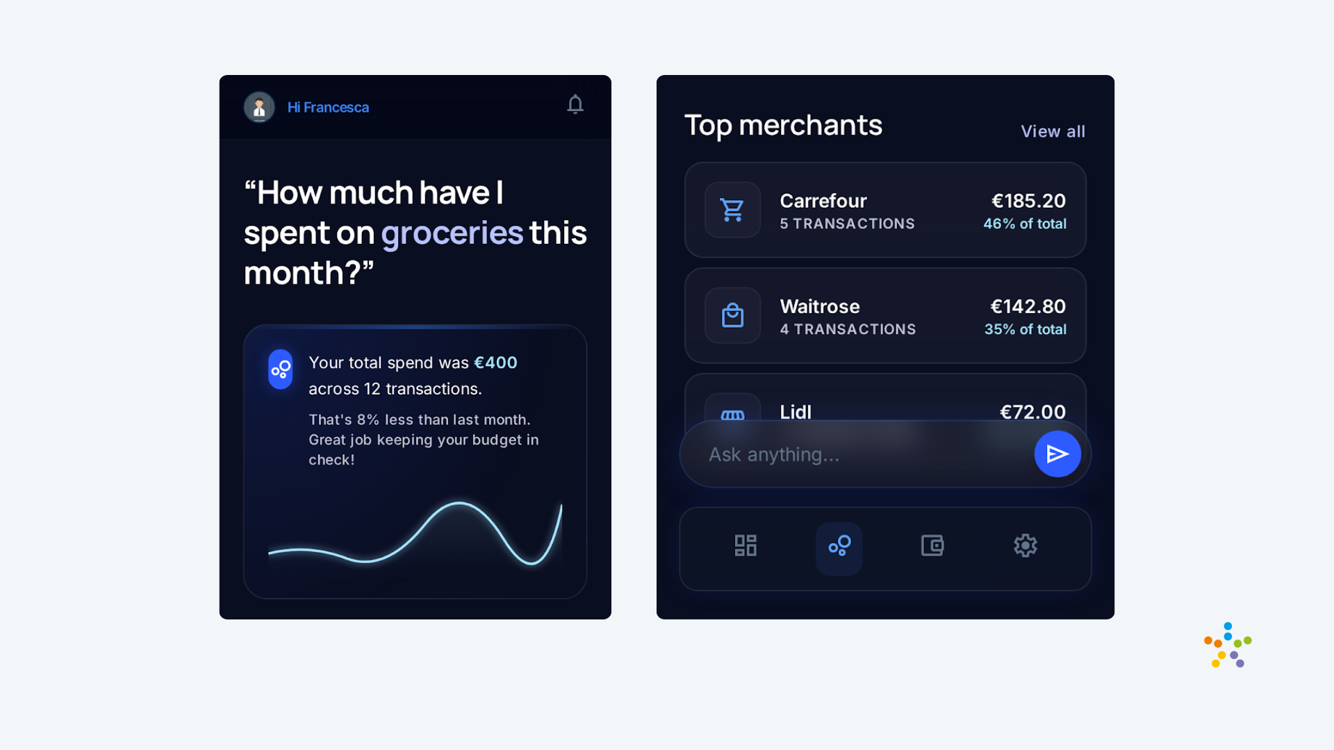 Daily Banking Experiences with Enriched Transaction Data